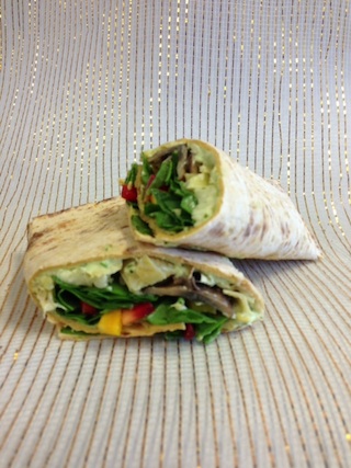 cheese artachoke wrap large